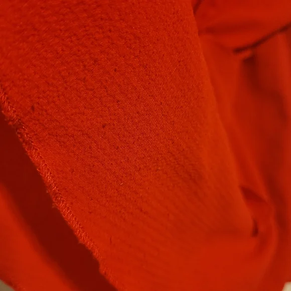 Stella Tweed Red Chiffon Tie Front Blouse - Picture 6 of 10